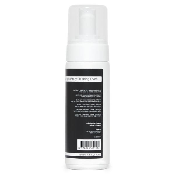 Mousse nettoyante désincrustante Bōme pour sellerie voiture